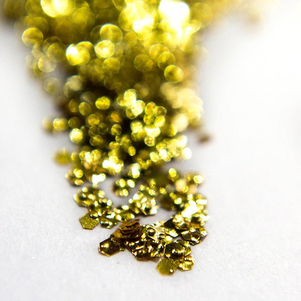 Gold leaf glitter metallic 10336335 PNG