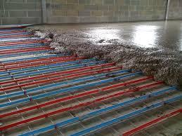 Underfloor Heating with Thermochromic Liquid Crystal