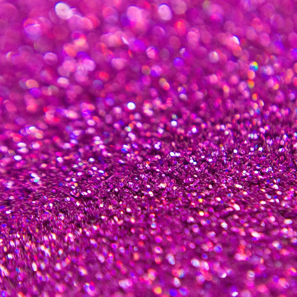 Pink holographic rainbow glitter