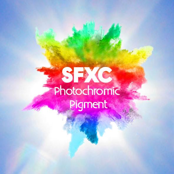 UV sun photochromic pigment powder and dust