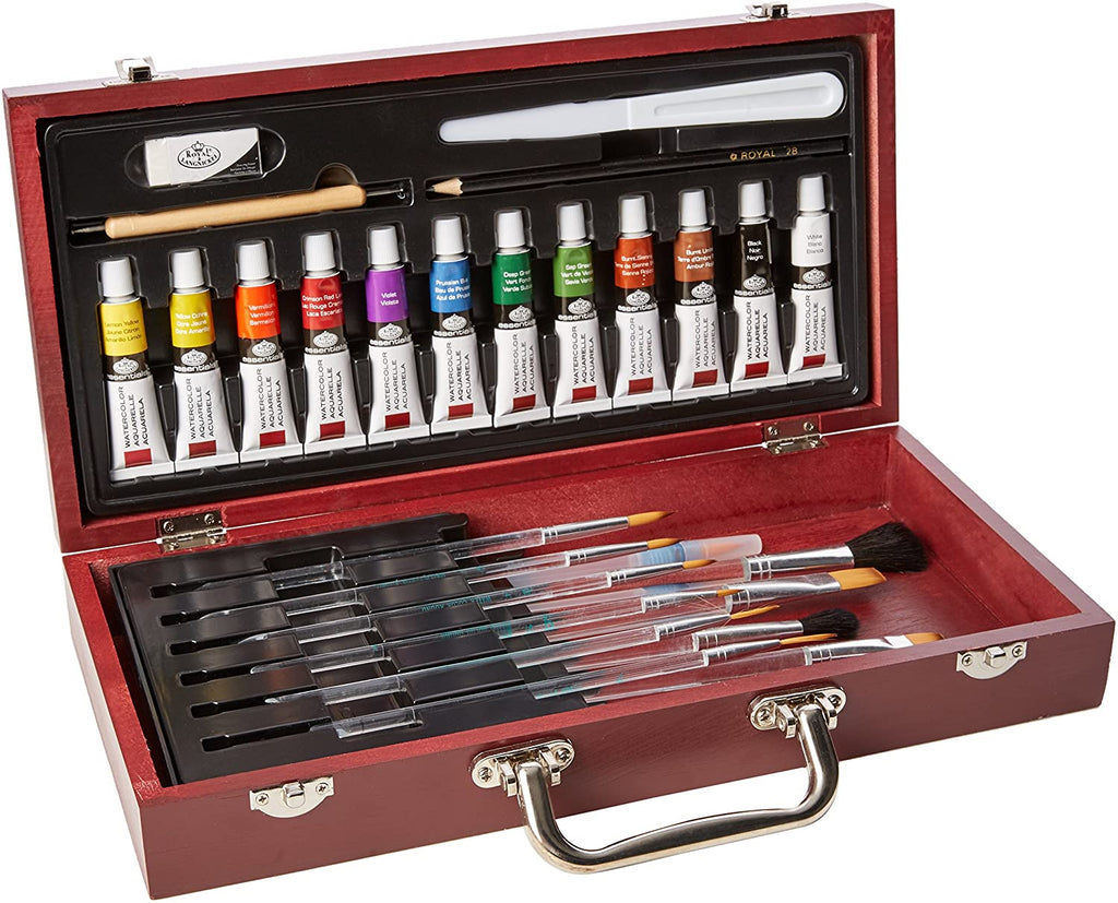 SFXC Royal and Langnickel Watercolour Wooden Box Set